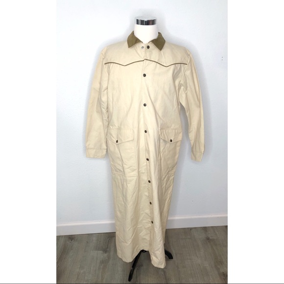 canvas duster coat